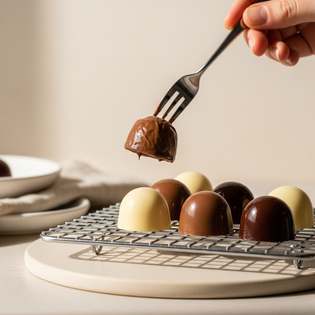 Finishing the bonbons